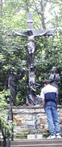 Justin at the Grotto, Emmitsburg, MD