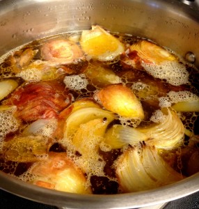 Happily simmering away.