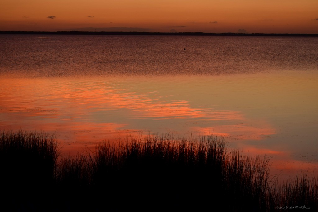 From gold, to orange, purples and pinks, back to blue and orange, the light show was every changing.